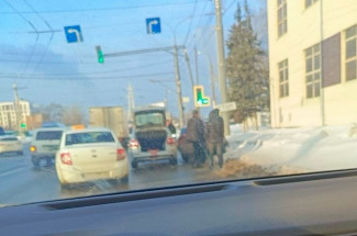 Пензенцы сообщают об аварии в районе монумента Катюша