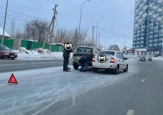 На улице Окружной в Пензе столкнулись две машины