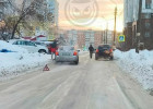 На улице Бородина в Пензе осложнено движение из-за аварии