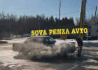 На АЗС в Пензенской области загорелась легковушка