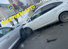 Жесткая авария в центре Пензы: разбились две легковушки