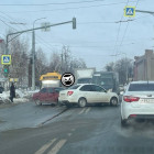 В Пензе из-за аварии парализовало улицу Гагарина