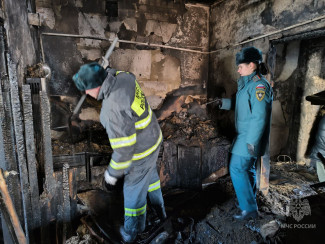 Двое мужчин погибли при пожаре в Пензенской области
