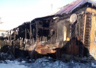 В поселке под Пензой загорелся срубовой дом