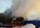 Появились новые фотографии с места пожара в поселке под Пензой