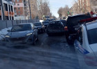 В Пензе из-за тройного ДТП парализовало улицу Рахманинова
