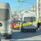 Авария осложнила движение транспорта на улице Кирова в Пензе