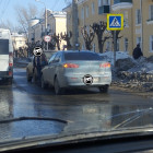 На улице Калинина в Пензе столкнулись две машины