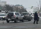 Возле Центрального рынка в Пензе столкнулись две машины: движение осложнено