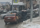 В центре Пензы произошла авария с участием машины такси