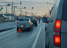 В Пензе случилась авария возле Бауманского путепровода