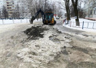 Центр Пензы очистили от снега и мусора