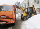 В Пензе вывезли снег с возможных мест подтопления