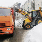 В Пензе вывезли снег с возможных мест подтопления