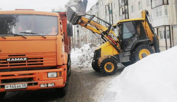 В Пензе вывезли снег с возможных мест подтопления