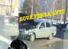 На улице Петровской в Пензе образовалась пробка из-за ДТП