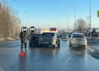 На улице Окружной в Пензе столкнулись две легковушки