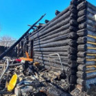 В Пензенской области сгорел двухквартирный дом