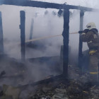 Опубликованы фото с места пожара в селе Александровка Пензенской области