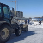 В Пензе очистили от снега места возможных подтоплений