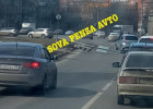 В Пензе из-за упавшего на дорогу светофора встал в пробке проспекте Победы