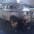 В Пензе ночью BMW X6 сгорел дотла