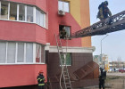 В Пензе 24 человека тушили пожар на улице Антонова