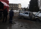 В Пензенской области вспыхнул легковой автомобиль