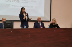 В Пензе проходит встреча студентов ПГУ с лауреатом премии ТЭФИ Марией Ситтель