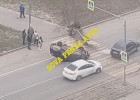 Жесткая авария на окраине Пензы: машина снесла столб и перевернулась