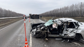 В Пензенской области в жутком ДТП погиб водитель Гранты