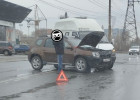 На улице Калинина в Пензе случилась авария с маршруткой