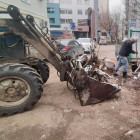 В Пензе с улиц Железнодорожного района вывезли 76 кубометров мусора