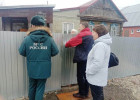 В Пензе напомнили о пожарной безопасности жителям улицы Заовражной
