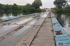В селе Засечное Пензенского района на несколько дней закрыли понтонный мост