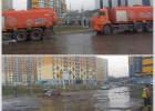 В Пензе перекрыли движение транспорта в районе ТЦ Леруа Мерлен