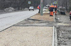 На улице Попова в Пензе начался ремонт тротуаров