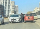 Заняты обе полосы. Пензенцев предупреждают о пробке в микрорайоне Арбеково
