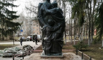 Ко Дню Победы в Пензе приводят в порядок памятник Проводы