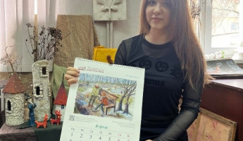 Работы юных пензенских художниц попали в календарь президентской библиотеки