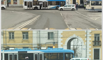 На улице Кирова в Пензе случилось ДТП с троллейбусом