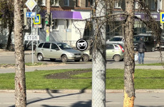 На улице Мира в Пензе случилась авария с двумя машинами