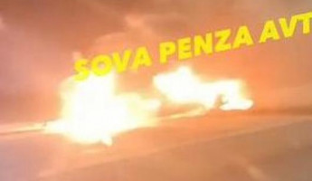 На трассе в Пензенской области загорелся грузовик