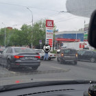 Из-за аварии осложнено движение возле ТЦ Суворовский в Пензе