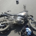 В Пензе мотоциклист влетел в маршрутку