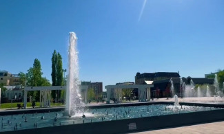 В Пензе начал работать главный городской фонтан