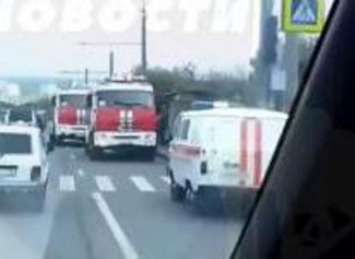 Очевидцы сообщают о пожаре на улице Карпинского в Пензе