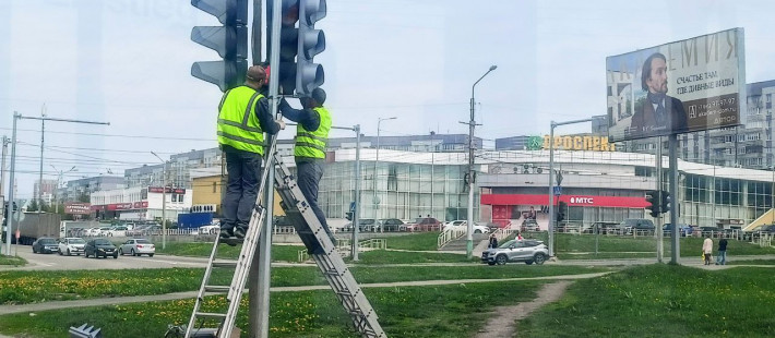 В Пензе модернизировали старые светофоры