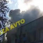 Появилось видео с места пожара в пензенском торговом центре Зима