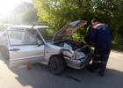 В Пензенской области жестко столкнулись две машины, на месте работали спасатели